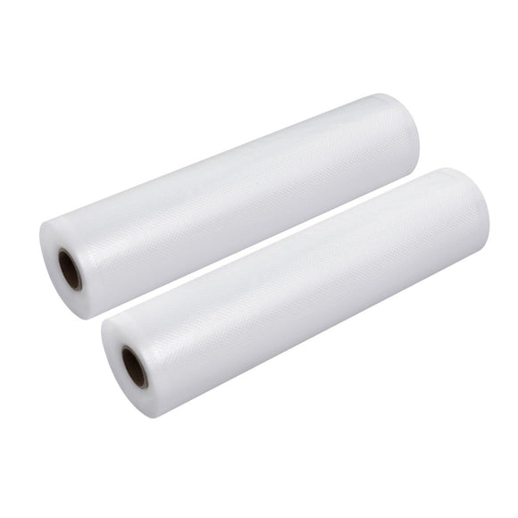 2 Rolls Food Vacuum Sealer Bags Storage Saver Heat Sealing Bag Pack 28CMX6M - RnR Galore