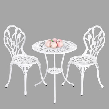 2 Seater Dominique Cast Aluminium Bistro Set - RnR Galore