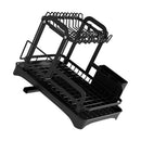 2 Tier Dish Drainer Rack with Drain Basket - RnR Galore