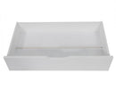 2 x Wooden Bed Frame Storage Trundle Drawers - White - RnR Galore
