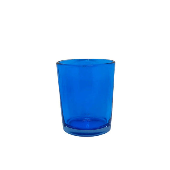 20 Pack Blue Glass Votive Tealight Candle Holders House Party Centerpiece Xmas Wedding Decor Glass Candlestick Party Decorations Bridal Baby Shower Event - RnR Galore