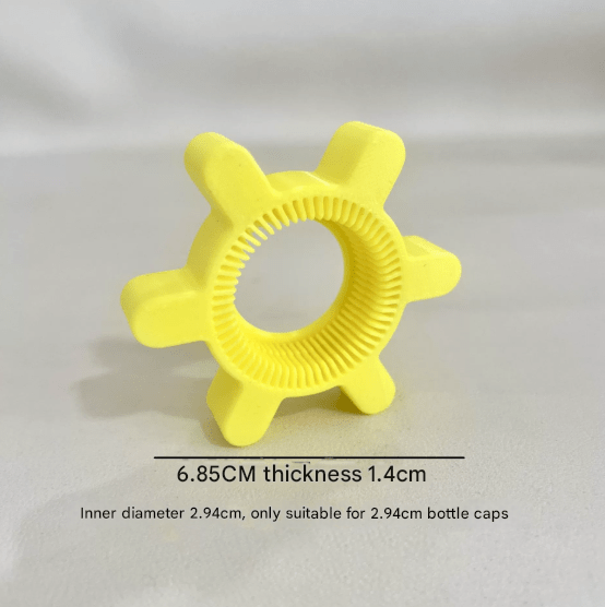 20 - Pack Yellow Easy Twist Bottle Cap Opener - Ergonomic Grip for Soda & Drinks - RnR Galore