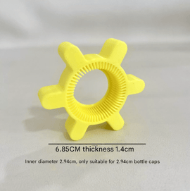 20 - Pack Yellow Easy Twist Bottle Cap Opener - Ergonomic Grip for Soda & Drinks - RnR Galore