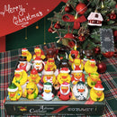 2025 Advent Calendar Christmas Ducks - 24pcs Rubber Duck Advent Calendar 24 Days of Christmas Countdown Toys for Christmas Gifts Party Favors Kids Toddlers Random Duck Gift Box - RnR Galore