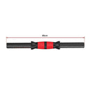 20kg Adjustable Rubber Dumbbell Set Barbell Home GYM Exercise Weights - RnR Galore