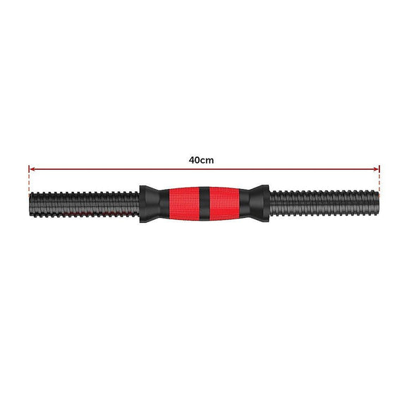 20kg Adjustable Rubber Dumbbell Set Barbell Home GYM Exercise Weights - RnR Galore