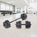 20kg Dumbbell Set Home Gym Fitness Exercise Weights Bar Plate - RnR Galore