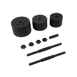20kg Dumbbell Set Home Gym Fitness Exercise Weights Bar Plate - RnR Galore