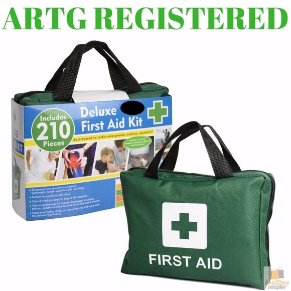 210PCS Emergency FIRST AID KIT Medical Travel Set Workplace Family Safety Office - RnR Galore