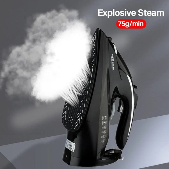 2200W Professional Steam Iron with Ceramic Soleplate - RnR Galore