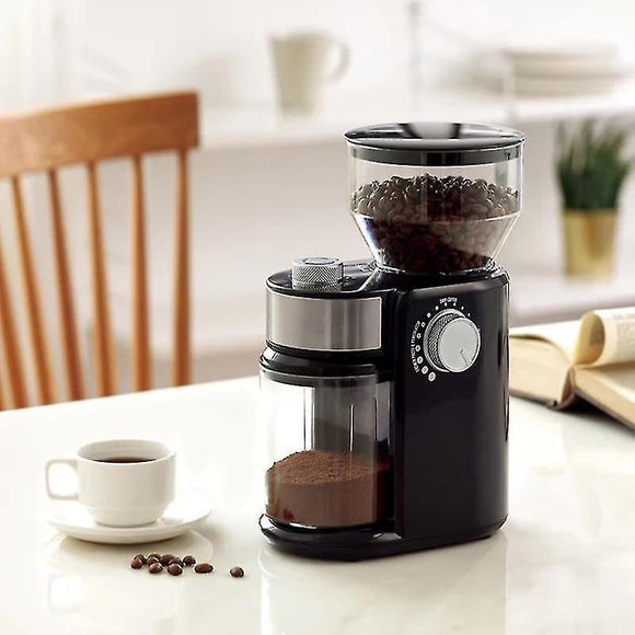 220V Flat Wheel Electric Burr Coffee Grinder Machine - High Efficiency Mill - RnR Galore