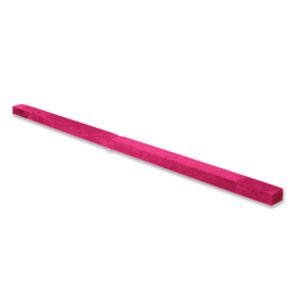 2.2m Gymnastics Folding Balance Beam Pink Synthetic Suede - RnR Galore