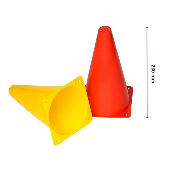 230mm Training Cones Set Witches Hat Football Soccer Rugby Traffic - RnR Galore