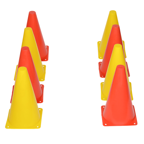 230mm Training Cones Set Witches Hat Football Soccer Rugby Traffic - RnR Galore