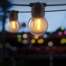 23m Solar Festoon Lights Outdoor LED String Light Xmas Wedding Garden Party - RnR Galore