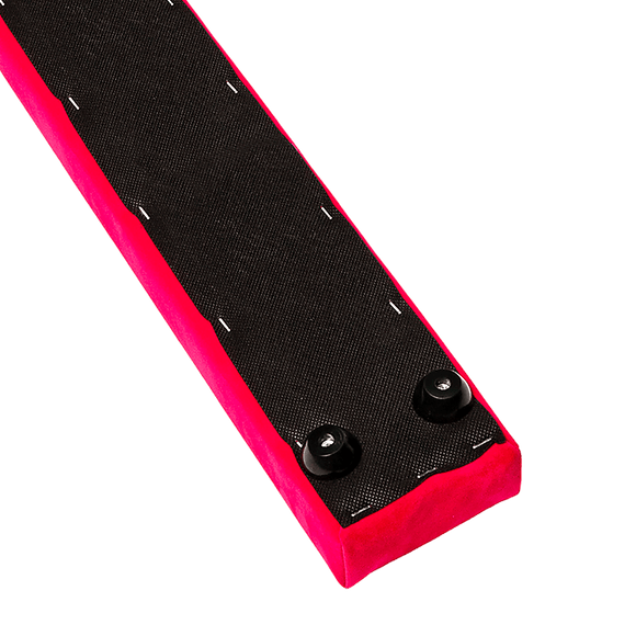 2.4m (8FT) Gymnastics Folding Balance Beam Pink Synthetic Suede - RnR Galore