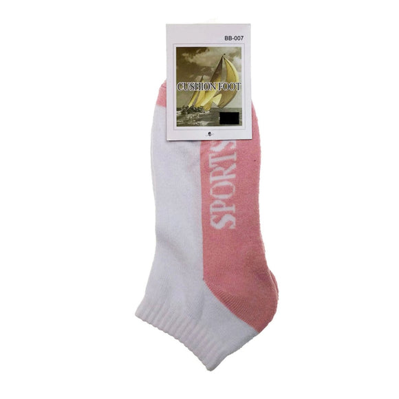 24x COTTON ANKLE SOCKS Sport Cushion Foot Low Cut Running - Assorted Colours Bulk - 2 - 8 - RnR Galore