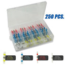 250PCS Waterproof Solder Seal Sleeve Heat Shrink Butt Wire Connectors Terminals - RnR Galore