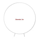 2M Wedding Hoop Round Circle Arch Backdrop Flower Display Stand Frame Background - RnR Galore