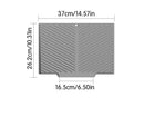 2PC Black Multi - Use Drain Mat (37x27 cm) – Non - Slip Heat Protection for Dish Drying & Prep - RnR Galore