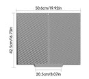 2PC Grey Multi - Use Drain Mat (51x43 cm) – Non - Slip Heat Protection for Dish Drying & Prep - RnR Galore