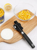 2pc Multifunctional Safe - Cut Can Opener - Smooth Edge, Ergonomic Handle(black) - RnR Galore