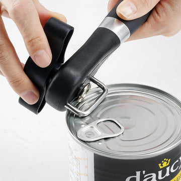 2pc Multifunctional Safe - Cut Can Opener - Smooth Edge, Ergonomic Handle(black) - RnR Galore