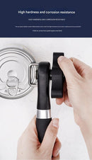 2pc Multifunctional Safe - Cut Can Opener - Smooth Edge, Ergonomic Handle(black) - RnR Galore