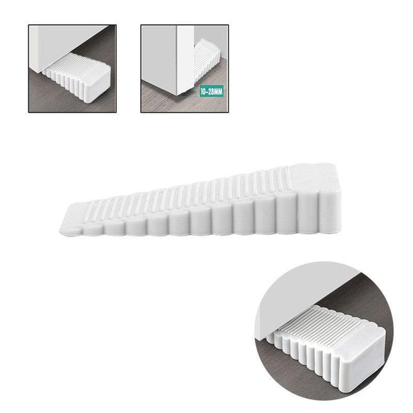 2Pcs Thick Rubber Wedge Door Stoppers Floor Carpet Heavy Duty Door Stop Security - RnR Galore
