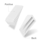 2Pcs Thick Rubber Wedge Door Stoppers Floor Carpet Heavy Duty Door Stop Security - RnR Galore