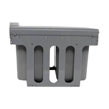 2x 15L Pull Out Trash Bin Dual Kitchen Garbage Waste Basket Cabinet Bin - RnR Galore