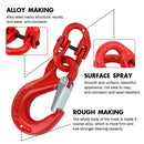 2X 6mm Hammerlock+ Eye Sling Hook Safety Chain Caravan Trailer connecting Extend - RnR Galore