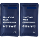 2x HOT COLD PACK First Aid Reusable Ice Heat Gel Packs Microwaveable Relief - RnR Galore