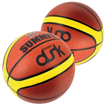 2x Summit Classic Dunk Basketball Indoor Outdoor Sport Game Rubber Ball Size 7 - RnR Galore