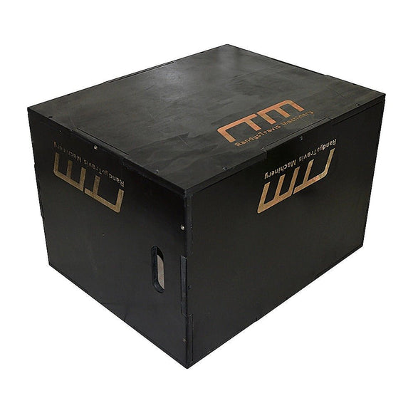 3 IN 1 Black Wood Plyo Games Plyometric Jump Box - RnR Galore