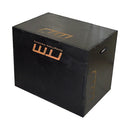 3 IN 1 Black Wood Plyo Games Plyometric Jump Box - RnR Galore