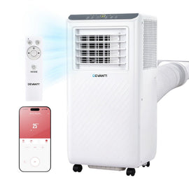 3 - in - 1 Devanti Portable Air Conditioner Dehumidifier Fan 7000BTU - RnR Galore