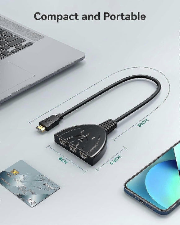 3 In 1 Out HDMI Switcher - RnR Galore