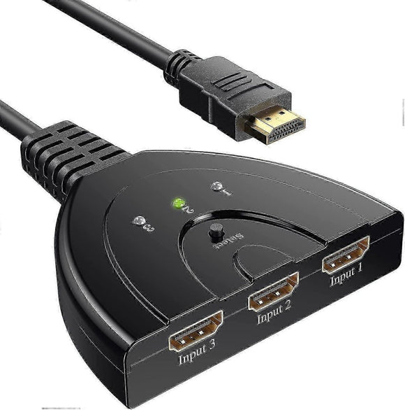 3 In 1 Out HDMI Switcher - RnR Galore