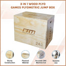 3 IN 1 Wood Plyo Games Plyometric Jump Box - RnR Galore