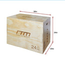 3 IN 1 Wood Plyo Games Plyometric Jump Box - RnR Galore