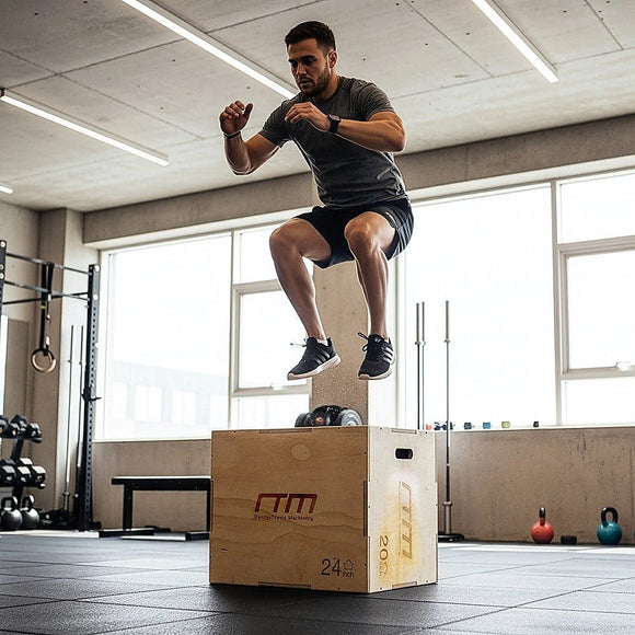 3 IN 1 Wood Plyo Games Plyometric Jump Box - RnR Galore
