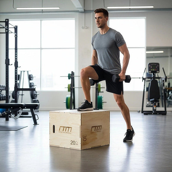 3 IN 1 Wood Plyo Games Plyometric Jump Box - RnR Galore