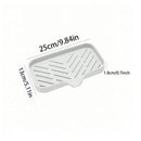 3 - PCS White Large Drainable Soap Dish Tray with Anti - Slip Base for Bathroom Sink - Keeps Soap Dry and Organized in Australian Homes - RnR Galore