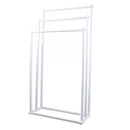 3 Tier Metal Towel Rack Freestanding 3 Bars Drying Shelf Holder Stand Organizer - RnR Galore