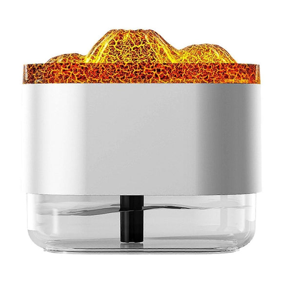 300ml Flame Effect Aromatherapy Humidifier with LED Light, Quiet USB Humidifier - RnR Galore