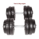 30KG Adjustable Dumbbell Set – Home Gym Weights for Strength & Fitness Training - RnR Galore