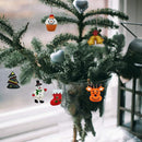 30pcs Mini Christmas Ornaments for Mini Tree Decorations Small Christmas Ornaments Resin Miniatures for Craft Christmas Decor - RnR Galore