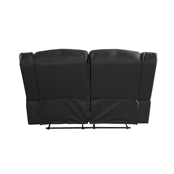 3+2 Seater Recliner Sofa In Faux Leather Lounge Couch in Black - RnR Galore