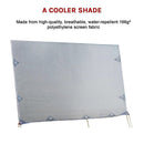 3.4m Caravan Privacy Screen Side Sunscreen Sun Shade for 12' Roll Out Awning - RnR Galore